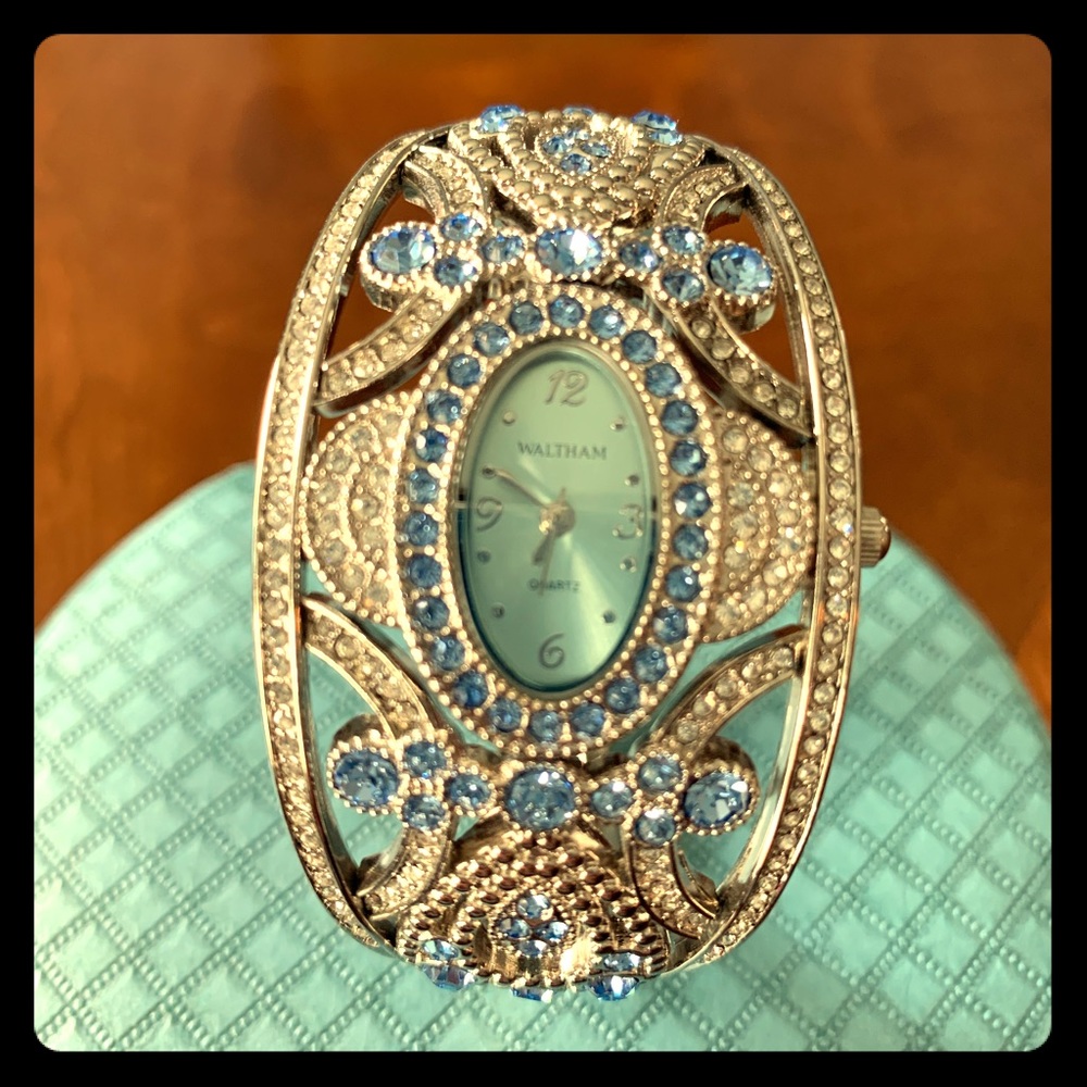 Ladies Waltham Cuff Bracelet Watch